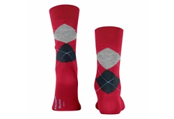 Burlington Socken Manchester Rot/Dunkelrot