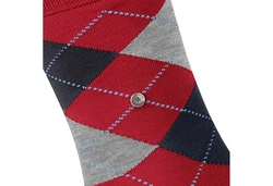 Burlington Socken Manchester Rot/Dunkelrot