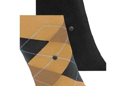 Burlington Kurzsocken Herren Socken Everyday 2-Pack Beige/Gelb/Khaki/Schwarz/Mischfarben