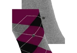 Burlington Kurzsocken Herren Socken Everyday 2-Pack Rosa/Lila/Dunkelblau