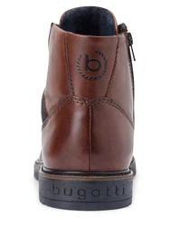 bugatti Schnürboots Caj kastanienbraun / schwarz