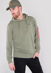 Alpha Industries X-Fit Hoodie Vert Olive