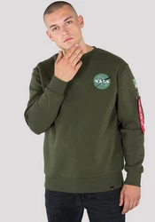 Alpha Industries Space Shuttle Sweatshirt Dunkelgrün