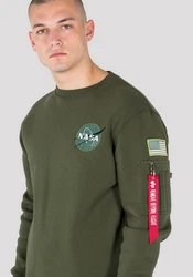 Alpha Industries Space Shuttle Sweatshirt Dunkelgrün