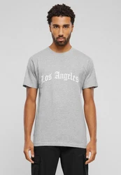 Mister Tee T-Shirt Los Angeles Wording Tee Grau/Hellgrau