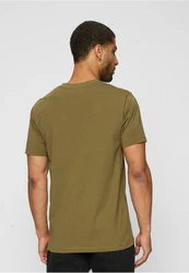 Mister Tee T-Shirt Los Angeles Wording Tee Khaki/Dunkelgrün/Braun/Gold