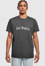 Mister Tee T-Shirt Los Angeles Wording Tee Hellgrau/Dunkelgrau/Blau/Grau/Grün