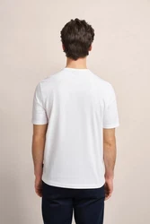 bugatti T-Shirt Creme/Weiß/Khaki