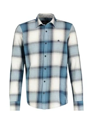 LERROS Langarmhemd Blau/Hellblau