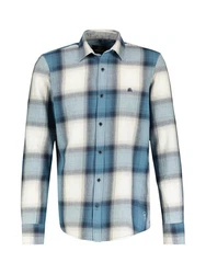 LERROS Langarmhemd Blau/Hellblau