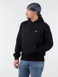 Lacoste Hoodie Logo Hoodie Schwarz
