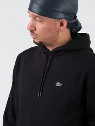 Lacoste Hoodie Logo Hoodie Schwarz