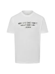 Armani Exchange Connected T-Shirt Weiß/Hellgrau