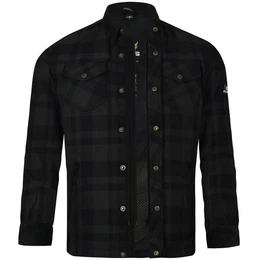 Motorradjacke Lumberjack Jacken-Hemd Basic schwarz / dunkelgrau Herren 2XL