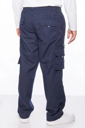 Kendindza Collection Cargohose Rangerhose Cargo Hose Herren Dunkelblau/Blau