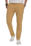 Alessandro Salvarini Straight-Jeans AS016 Khaki/Beige/Braun