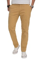 Alessandro Salvarini Straight-Jeans AS016 Khaki/Beige/Braun