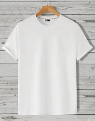 RMK T-Shirt Herren Rundhals Hellblau/Blau/Beige