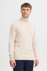 !Solid Rollkragenpullover SDAgrio Khaki/Beige/Weiß/Braun