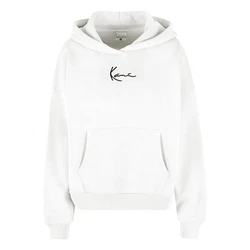 Karl Kani Hoodie Small Signature Essential Khaki/Grau/Weiß/Rosa