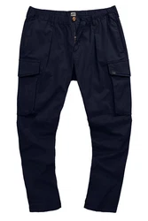 STHUGE Cargohose Bauchfit Baggy Fit Dunkelblau/Blau