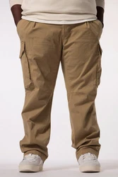 STHUGE Cargohose Bauchfit Baggy Fit Khaki/Braun/Beige