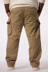 STHUGE Cargohose Bauchfit Baggy Fit Khaki/Braun/Beige
