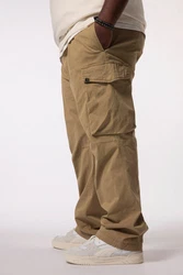 STHUGE Cargohose Bauchfit Baggy Fit Khaki/Braun/Beige