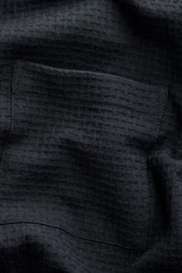 Next Langarmhemd mit Waffelstruktur Dunkelblau/Schwarz/Hellblau/Blau