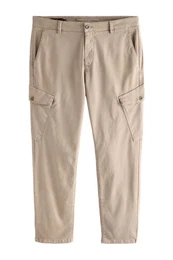 Cargohose Strukturierte Cargohose mit weichem Griff (1-tlg)