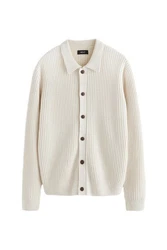Next Strickjacke Relaxed Fit Beige/Khaki/Orange/Weiß/Creme