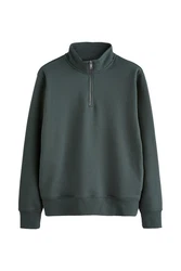 Next Sweatshirt Jersey-Sweatshirt mit Reißverschlusskragen 