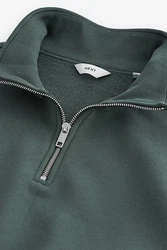Next Sweatshirt Jersey-Sweatshirt mit Reißverschlusskragen 