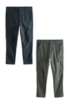 Next Cargohose Slim Fit Khaki/Dunkelgrün/Dunkelblau