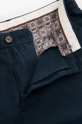 Next Shorts aus Leinengemisch Dunkelblau/Blau/Hellblau