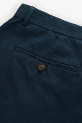 Next Shorts aus Leinengemisch Dunkelblau/Blau/Hellblau