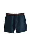 Next Shorts aus Leinengemisch Dunkelblau/Blau/Hellblau