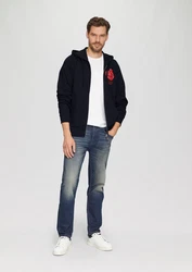 s.Oliver Allwetterjacke mit Kapuze Rot/Rosa/Dunkelblau