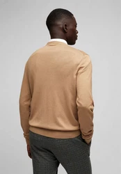 HECHTER PARIS Strickpullover mit Rundhals-Ausschnitt 