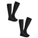 Hudson Kniestrümpfe Only 2-Pack Schwarz