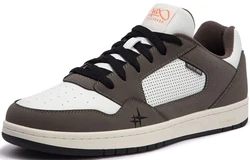 K1X Sweep Gk Prm Sneaker Basketball inspiriertes Design Braun/Hellgrau/Rot/Dunkelbraun