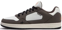 K1X Sweep Gk Prm Sneaker Basketball inspiriertes Design Braun/Hellgrau/Rot/Dunkelbraun