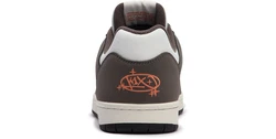 K1X Sweep Gk Prm Sneaker Basketball inspiriertes Design Braun/Hellgrau/Rot/Dunkelbraun