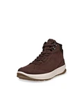 Ecco ByWay 2.0 Schnürboots High Top Sneaker Dunkelbraun/Braun/Dunkelrot/Bordeaux