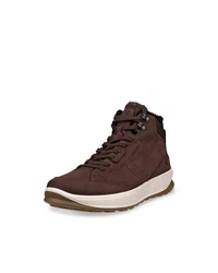 Ecco ByWay 2.0 Schnürboots High Top Sneaker Dunkelbraun/Braun/Dunkelrot/Bordeaux