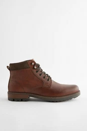 Lederstiefel Schnrstiefel (1-tlg)