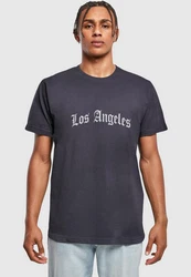 Mister Tee T-Shirt Los Angeles Wording Tee Dunkelblau/Blau