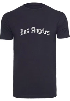 Mister Tee T-Shirt Los Angeles Wording Tee Dunkelblau/Blau