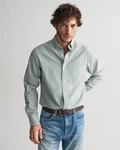 Gant Langarmhemd REG POPLIN BANKER SHIRT Grün/Hellgrün/Hellblau