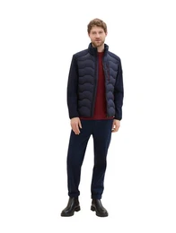 Hybridjacke mit Stehkragen